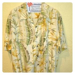 Tommy Bahama cream shirt